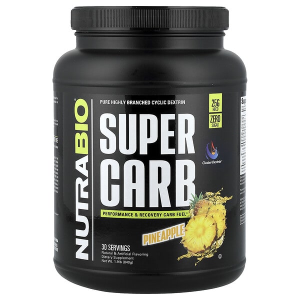 nrb26071_v_24.jpg Super Carb, ананас, 840 г (1,9 фунта) — NutraBio
