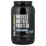 Muscle Matrix Protein, торт с конфетти, 907 г (2 фунта) — NutraBio