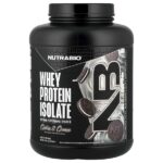 изолят сывороточного протеина, со вкусом печенья с кремом, 2268 г (5 фунтов) — NutraBio