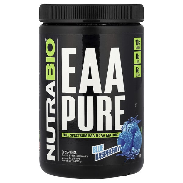 nrb26820_v_24.jpg EAA Pure, голубая малина, 393 г (0,87 фунта) — NutraBio