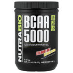 BCAA 5000, клубнично-лимонная бомба, 477 г (1,05 фунта) — NutraBio