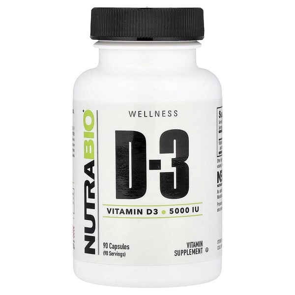 nrb51445_v_24.jpg Витамин D-3, 5000 МЕ, 90 капсул — NutraBio