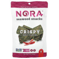 Nora Snacks, снеки из морских водорослей, хрустящие пряные, 28 г (1 унция)
