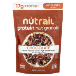 протеиновая гранола с орехами, шоколад, 227 г (8 унций) — NuTrail