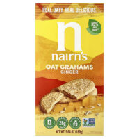 Oat Grahams, без глютена, стебель имбиря, 160 г (5,64 унции) — Nairn's