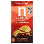 Oat Grahams, без глютена, оригинальный продукт, 160 г (5,64 унции) — Nairn's