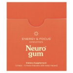 Energy & Focus, корица, 12 пакетиков по 9 шт. — NeuroGum — изображение 2
