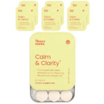 NeuroMints, спокойствие и ясность, с медом и лимоном, 6 пакетиков по 12 шт. — NeuroGum