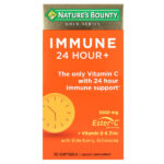 Immune 24 Hour+, 1000 мг, 50 капсул (500 мг в 1 капсуле) — Nature's Bounty