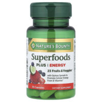 Superfoods Plus Energy, суперфуды для энергии, 30 капсул — Nature's Bounty