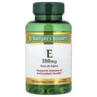 Витамин E, 180 мг, 120 мягких таблеток — Nature's Bounty