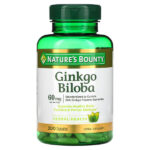 Гинкго билоба, 200 капсул (30 мг на капсулу) — Nature's Bounty