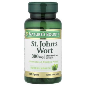 зверобой, 300 мг, 100 капсул — Nature's Bounty