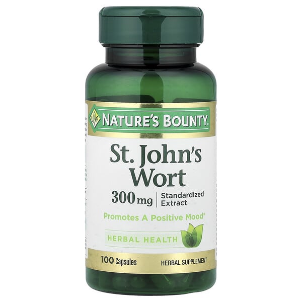 nrt36551_v_78.jpg зверобой, 300 мг, 100 капсул — Nature's Bounty