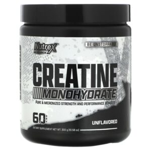 моногидрат креатина, без вкусовых добавок, 300 г (10,58 жидк. унции) — Nutrex Research