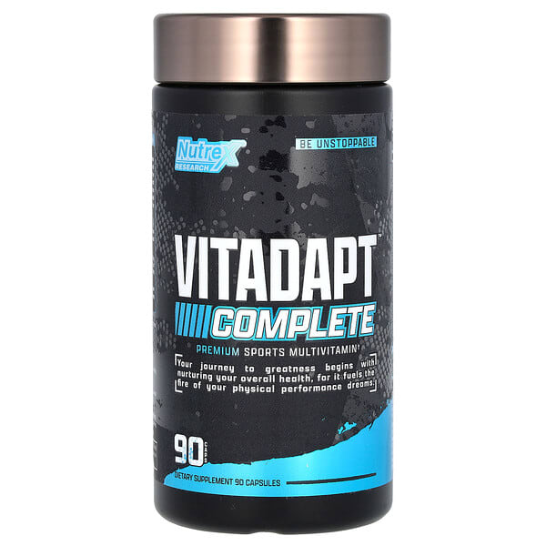 nrx00654_v_28.jpg Vitadapt Complete, мультивитамины премиального качества для физической активности, 90 капсул — Nutrex Research