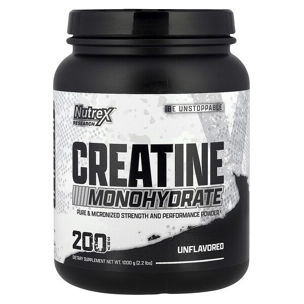 nrx02992_v_8.jpg Моногидрат креатина, без добавок, 1000 г (2,2 фунта) — Nutrex Research