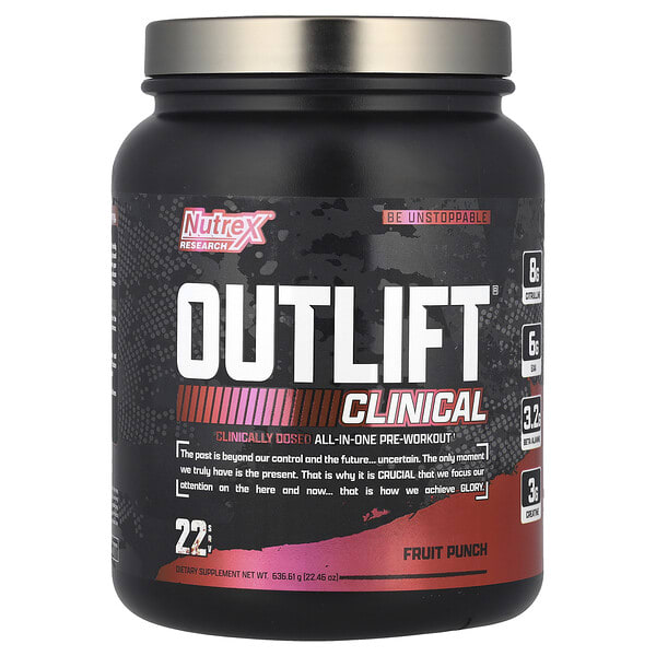 nrx50494_v_8.jpg Outlift® Clinical, фруктовый пунш, 636,61 г (22,46 унции) — Nutrex Research