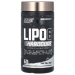 LIPO-6, Hardcore, максимальная сила действия, 60 капсул — Nutrex Research