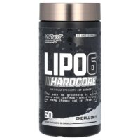 LIPO-6, Hardcore, максимальная сила действия, 60 капсул — Nutrex Research