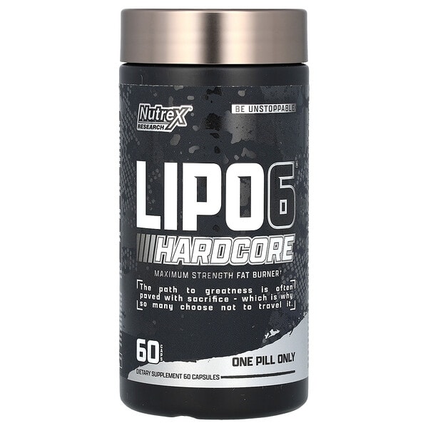 nrx75565_v_32.jpg LIPO-6, Hardcore, максимальная сила действия, 60 капсул — Nutrex Research
