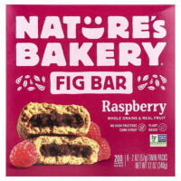 Инжирный батончик, малина, 6 двойных пакетиков по 57 г (2 унции) — Nature's Bakery