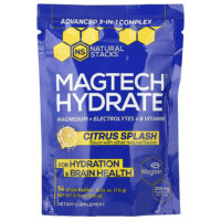Magtech® Hydrate, цитрус, 14 стик-пакетов по 7,5 г (0,26 унции) — Natural Stacks