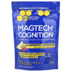 Magtech® Cognition, малиновый лимонад, 14 стиков по 5,3 г (0,18 унции) — Natural Stacks