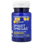 Smart Omegas™ с голубой спирулиной, 30 веганских капсул — Natural Stacks