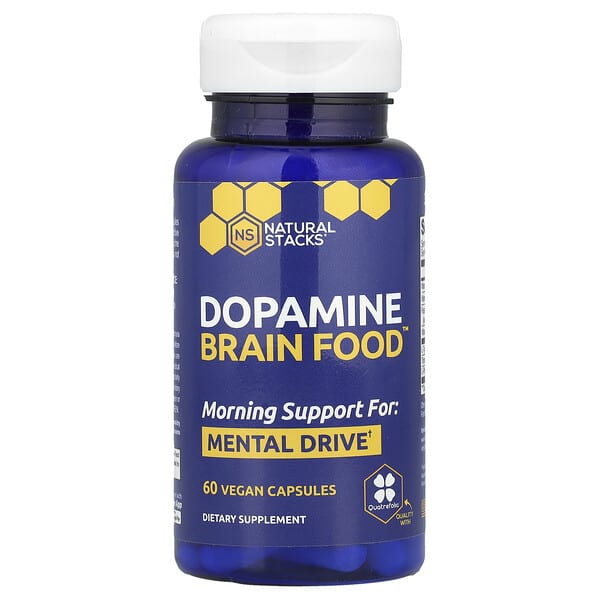 nsk56397_v_49.jpg Dopamine Brain Food™, 60 веганских капсул — Natural Stacks