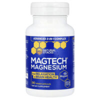 MagTech®, магний, 90 веганских капсул (66,6 мг в 1 капсуле) — Natural Stacks