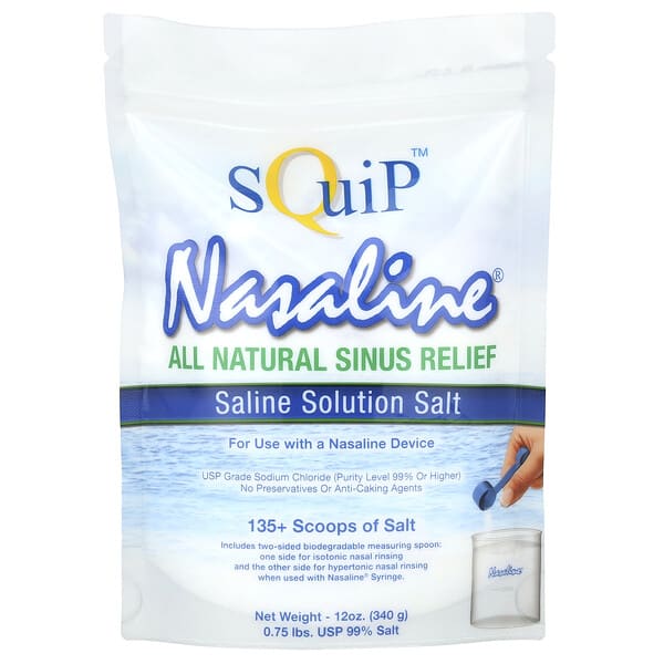 nsl00021_v_14.jpg Nasaline®, соль с солевым раствором, 340 г (12 унций) — Squip