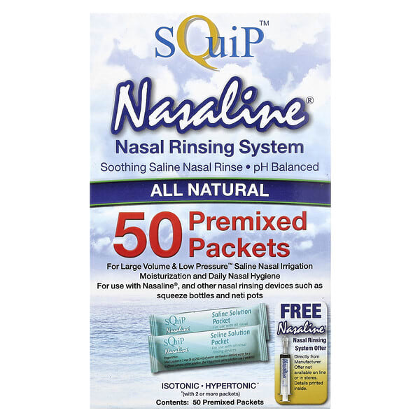 nsl00022_v_51.jpg Nasaline®, система промывания носа, 50 пакетиков — Squip