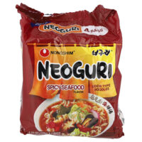 Neoguri, лапша удон, пряные морепродукты, 4 пакетика по 120 г (4,23 унции) — Nongshim