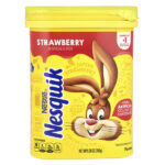 Nesquik, Nestle® в порошке, со вкусом клубники, 266 г (9,38 унции)