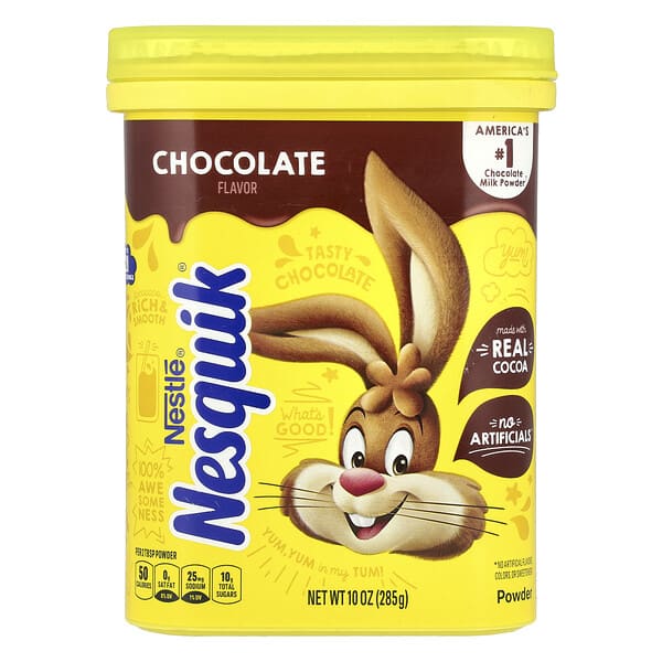 nsq53783_v_24.jpg Nesquik, Nestle, порошок, шоколад, 285 г (10 унций)