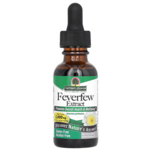экстракт FeverFew, без спирта, 2000 мг, 30 мл (1 жидк. унция) — Nature's Answer