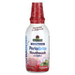 PerioBrite, ополаскиватель для рта с ксилитолом, корица и мята, 480 мл (16 жидк. унций) — Nature's Answer