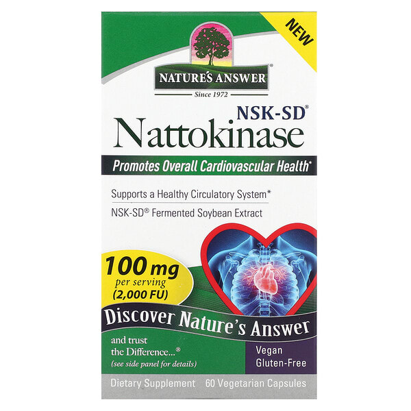nta16575_v_24.jpg Наттокиназа, 100 мг, 60 вегетарианских капсул — Nature's Answer