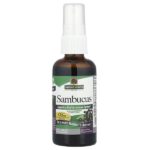 Sambucus, спрей с экстрактом черной бузины, без спирта, 60 мл (2 жидк. унции) — Nature's Answer