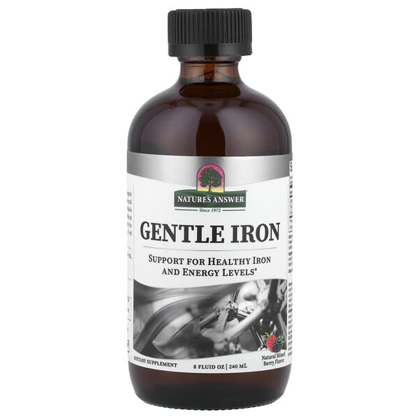 nta26925_v_28.jpg Gentle Iron, натуральное ягодное ассорти, 240 мл (8 жидк. унц.) — Nature's Answer