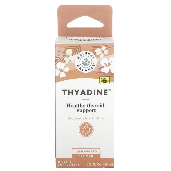 ntb00697_v_20.jpg Thyadine, поддержка здоровья щитовидной железы, без добавок, 150 мкг, 15 мл (0,5 жидк. унц.) — Natural Balance