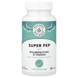 Super Pep®, бодрящие травы и витамины, 60 капсул — Natural Balance