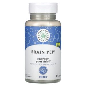 Brain Pep, 60 растительных капсул — Natural Balance