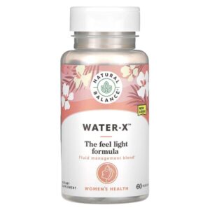 Water-X для женского здоровья, 60 растительных капсул — Natural Balance