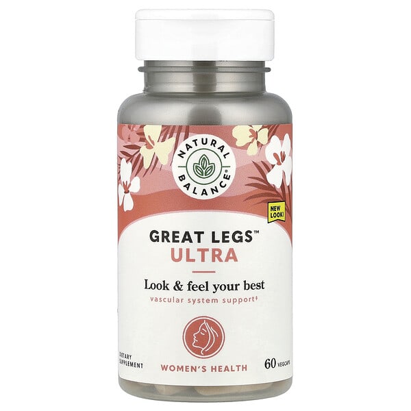 ntb77432_v_52.jpg Women's Health, Great Legs™ Ultra, 60 растительных капсул — Natural Balance