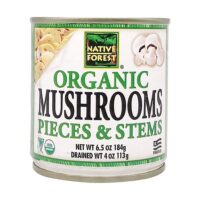 Native Forest, Organic Mushrooms Pieces & Stems, 6.5 oz