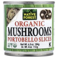 Native Forest, органические грибы, портобелло, ломтики, 184 г (6,5 унции)
