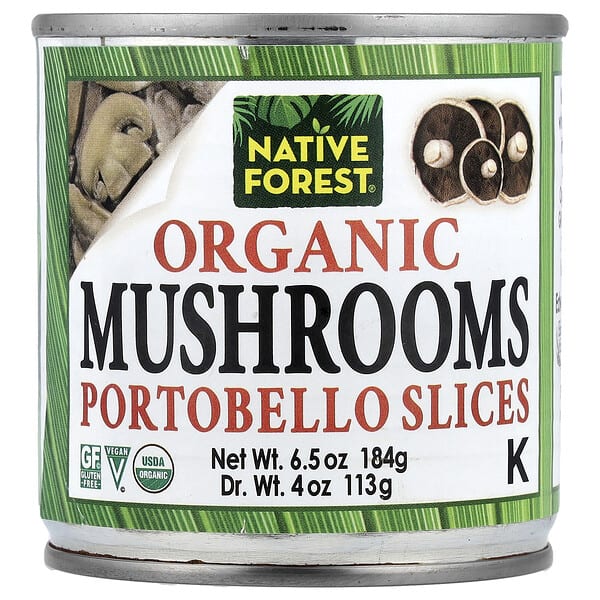 ntf00873_v_10.jpg Native Forest, органические грибы, портобелло, ломтики, 184 г (6,5 унции)
