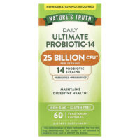 Daily Ultimate Probiotic-14, 25 млрд КОЕ, 60 вегетарианских капсул — Nature's Truth